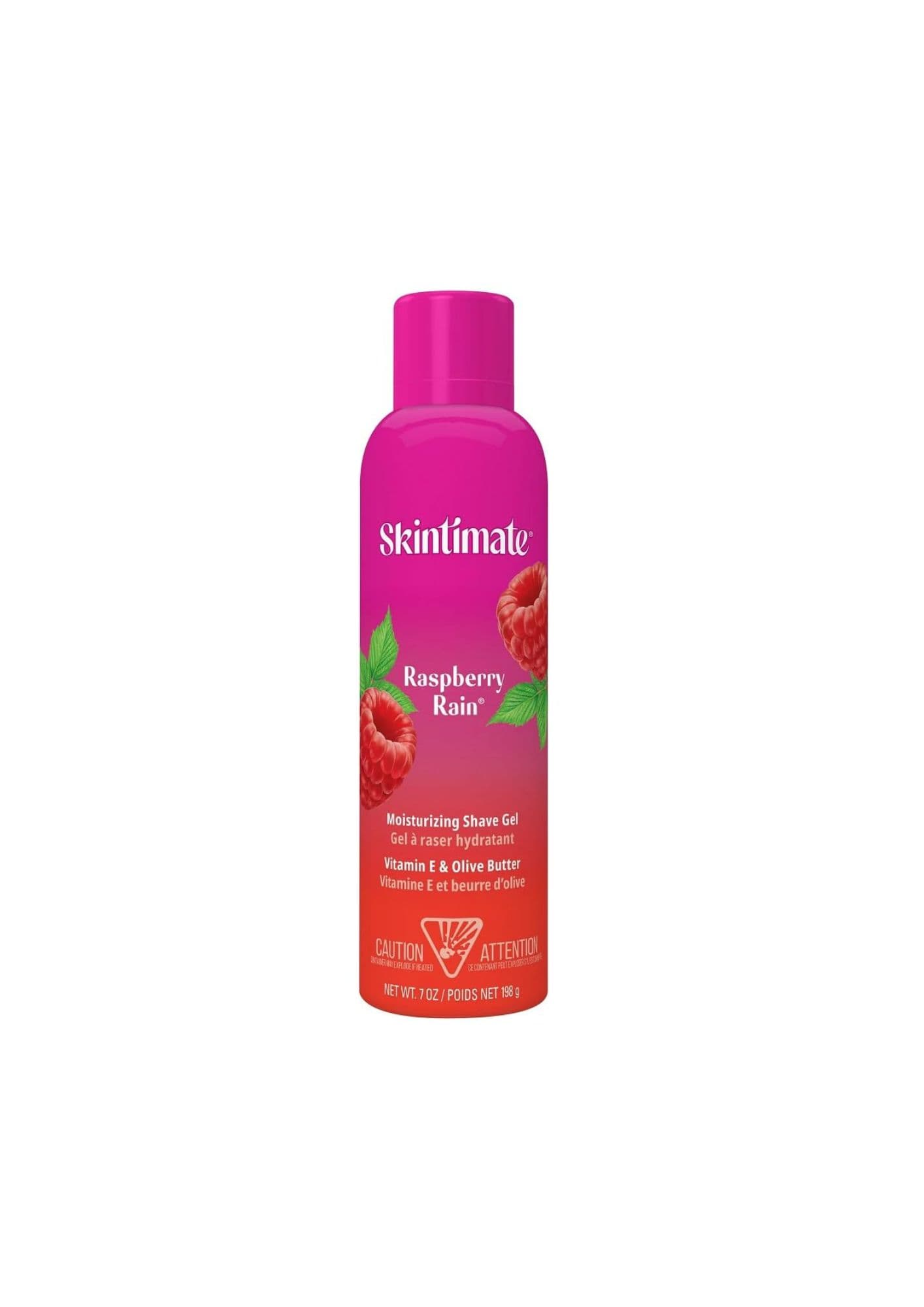 Gel de rasage formule lubrifiante a la fraise SKINTIMATE 198ml