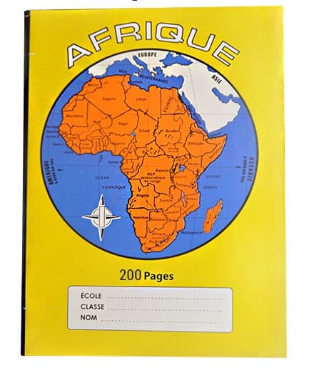 Safca Cahier de 200 Pages Afrique